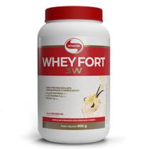 Whey Fort 3W (Whey Protein Hidrolisado, Isolado e Concentrado) Sabor Baunilha 900g - Vitafor