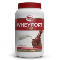 Whey Fort 3W (Whey Protein Hidrolisado, Isolado e Concentrado) Sabor Mochaccino 900g - Vitafor
