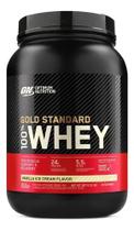 Whey Gold Standard 100% Vanilla Ice Cream Flavor Optimum Nutrition 907g