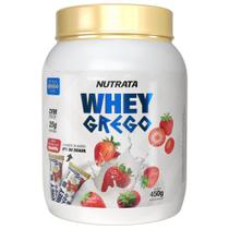Whey Grego 450g - Nutrata - 3w Whey Concentrado/hidrolisado/isolado