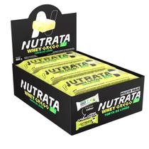 Whey Grego Bar Caixa 480g 12 Unidades Torta De Limão Nutrata