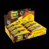 Whey grego bar sabor dulce de leche e limão siciliano havanna display c/ 12 barras de 40g - nutrata Whey grego bar sabor dulce de leche e limão siciliano havanna display c/ 12 barras de 40g - nutrata