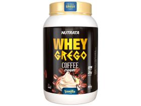 Whey Grego Coffee 900g - Cream Vanilla - NUTRATA
