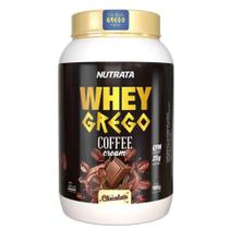 Whey Grego Coffee Cream - 900g Café com Chocolate- Nutrata