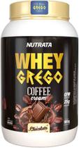 Whey grego coffee cream chocolate pt 900g nutrata