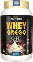 Whey grego coffee cream vanilla pt 900g nutrata