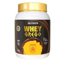 Whey grego nutrata dulce leche chocolate belga havanna 450gr