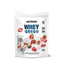 Whey Grego Protein 3W 25g Proteina Refil 900g Nutrata Whey Grego Protein 3W 25g Proteina Refil 900g Nutrata