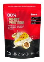 Whey Growth Concentrado 80% Protein Supplements 1Kg Sabores