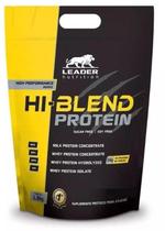 Whey Hi Blend Protein 1,8kg Morango Sem Soja Leader Nutrition