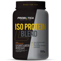 Whey iso protein blend chocolate pote 900g - probiotica