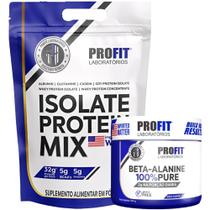 Whey Isolado 1,8kg + Beta Alanina 100% Pura 120g - Profit