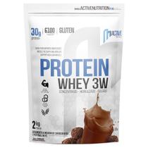 whey isolado concentrado hidrolisado 3w 2kg activenutrition - Chocolate - Active Nutrition
