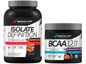 Whey Isolado Definition + Aminoácido Bcaa 12:1:1 Bodyaction