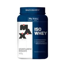 Whey Isolado Iso Whey Pote 900g Max Titanium Vários Sabores