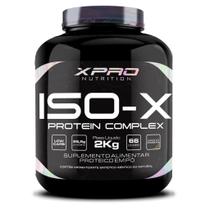 Whey Isolado Iso-X - X Pro Tamanho:2Kg Sabor:Morango Whey Isolado Iso-X - X Pro Tamanho:2Kg Sabor:Morango