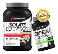Whey Isolado Isolate Definition 900g + Cafeína Bodyaction