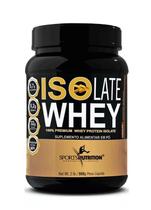 Whey Isolate 908g - Sabor Morango Com 32g De Proteína Por Dose E Matéria Prima Importada.
