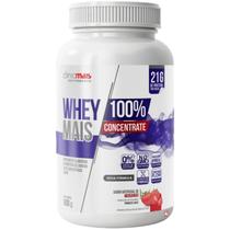 Whey mais 100% concentrate 21g por porção morango 900g - clinicmais Whey mais 100% concentrate 21g por porção morango 900g - clinicmais