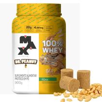 Whey Max Titanium Dr Peanut gourmet 100% concentrado 900g