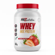 Whey Mix Protein ABSOLUT 900g Morango com BCAA Glutamina 15g Proteína Whey Mix Protein ABSOLUT 900g Morango com BCAA Glutamina 15g Proteína