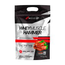 Whey Muscle Hamer Refil 900g Proteína - Body Action