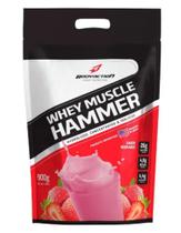 Whey Muscle Hammer 900g Morango - Body Action