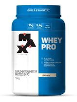 Whey Pro Baunilha Max Titanium Protein Pro Com Bcaa E Aminoácidos 1kg Sabor Baunilha Whey Pro Baunilha Max Titanium Protein Pro Com Bcaa E Aminoácidos 1kg Sabor Baunilha