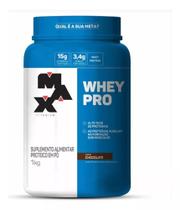 Whey Pro Pote 1kg - Max Titanium Sabor Chocolate Max Titanium