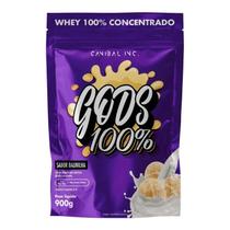 Whey Proein 100% Concentrada Gods Whey 900g Pouch Baunilha Canibal Inc Whey Proein 100% Concentrada Gods Whey 900g Pouch Baunilha Canibal Inc