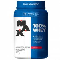 Whey Protein 100% 900g Concentrada Max Titanium