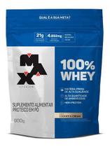 Whey Protein 100% 900g - Max Titanium Whey Protein 100% 900g - Max Titanium
