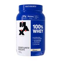 Whey Protein 100% Concentrado 900Gr Baunilha Max Titanium