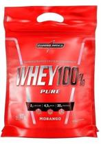 Whey Protein 100% Concentrado, Morango 900g Integral Medica