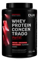 Whey Protein 100% Concentrado Pote de 900g PARTY! Sabor Romeu e Julieta -Dux Nutrition