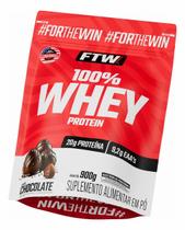 Whey Protein 100% Concentrado Refil 900g - FTW Sabor:Morango Whey Protein 100% Concentrado Refil 900g - FTW Sabor:Morango