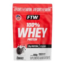 Whey Protein 100 Concentrado Refil 900g Sabor Cookies FTW