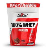 Whey Protein 100% Concentrado Sabor Chocolate Refil 900g - FTW