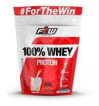 Whey Protein 100% Concentrado Sabor Leite Refil 900g - FTW