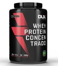 Whey Protein 100% Concentrado Sabor Neutro Pote de 900g-Dux Nutrition