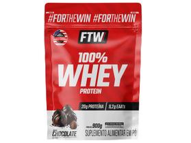 Whey Protein 100 Concentrado WPC Refil 900g Chocolate FTW