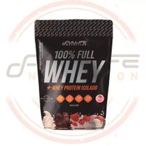 Whey Protein 100% Full 900g Morango - Fullife Nutrition = SHARK