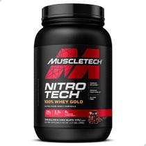 Whey Protein 100% Gold Nitro Tech 907g 2,03Lbs Muscletech