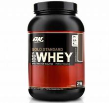 Whey Protein 100 Gold Standard - Morango 909g - Optimum Nutrition