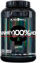 Whey protein 100% hd 900g - black skull - sabor chocolate