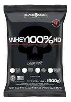 Whey Protein 100% HD Black Skull Refil 900g Morango