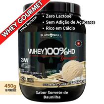 Whey Protein 100% HD Pote GOURMET Concentrado Isolado Hidrolisado Black Skull