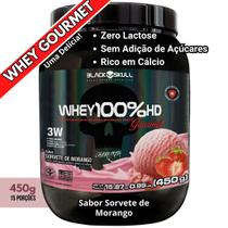 Whey Protein 100% HD Pote GOURMET Concentrado Isolado Hidrolisado Black Skull