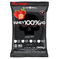 Whey Protein 100% HD Pure 900g BLACK SKULL - Ganho de Massa e Força ( Isolado - Hidrolisado - Concentrado )