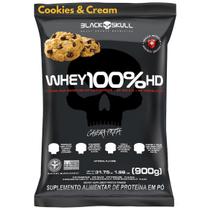 Whey Protein 100% HD Pure 900g BLACK SKULL - Ganho de Massa e Força ( Isolado - Hidrolisado - Concentrado )